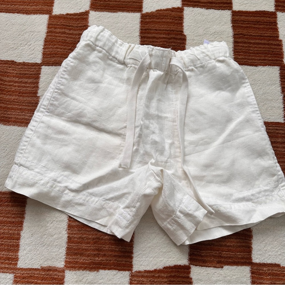 White Linen hemp Shorts Vince XXS new without tags